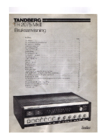 Tandberg TR-2075_Mk2 - Owners Manual
